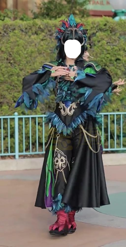 フレンジー カラスダンサー フルセット　衣装 Amazon.co.jp: 宝*庫 ザ・ヴィランズ・ハロウィーン